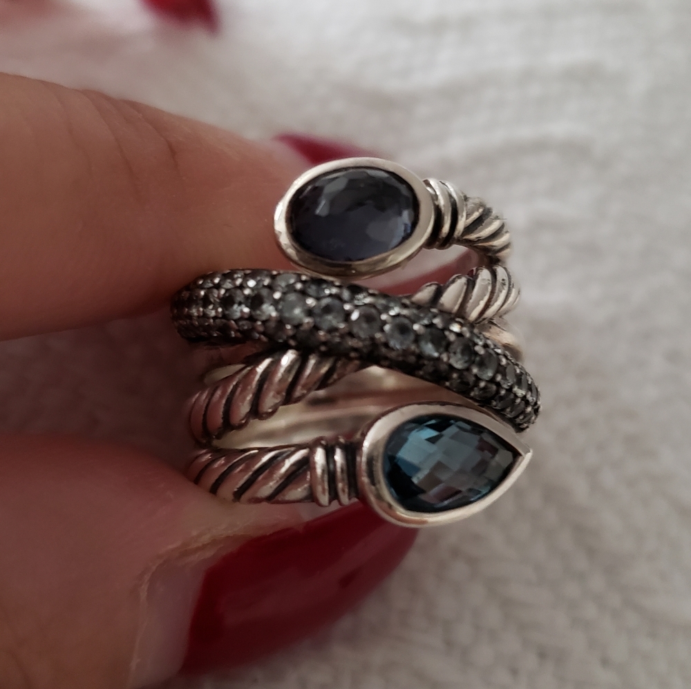 David Yurman Two Stone Ring